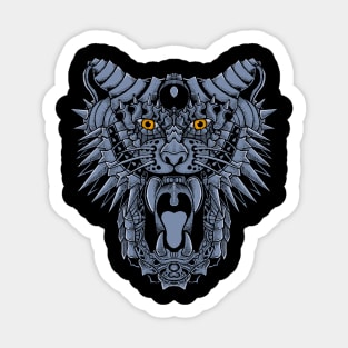 Tiger Ornate Sticker